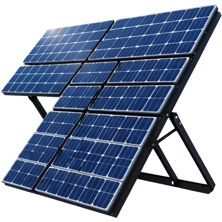 solar power generation plant on a nextracker system emoji