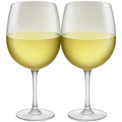 white wine two glasses cheers emoji