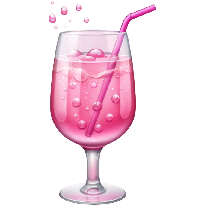 pink drinks emoji