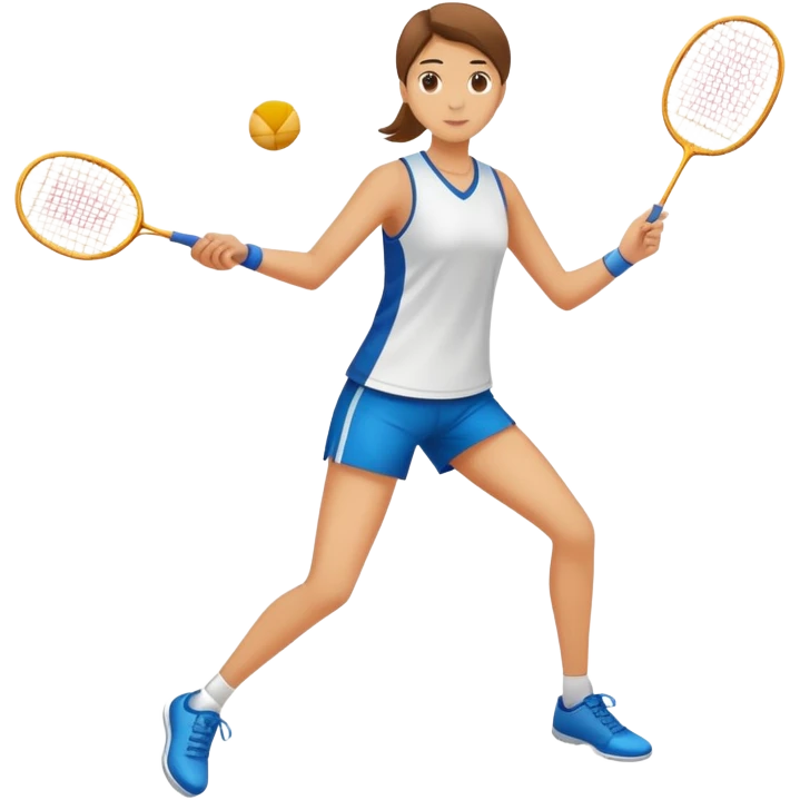 wii making a badminton point  emoji