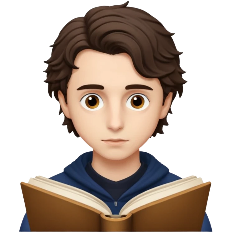 timothee read book emoji