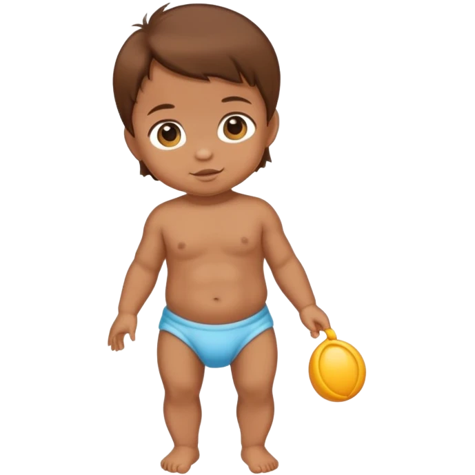 full body tanned baby emoji