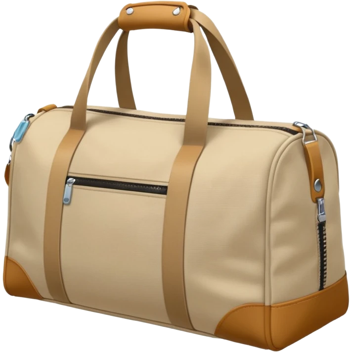Beige gym bag emoji