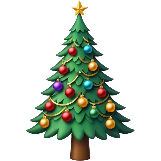 tall christmas tree emoji