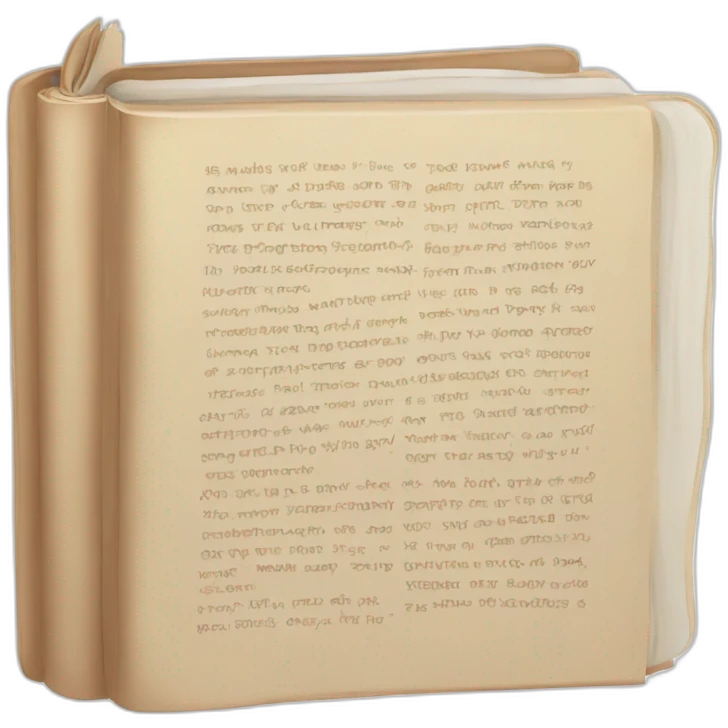 open book action emoji