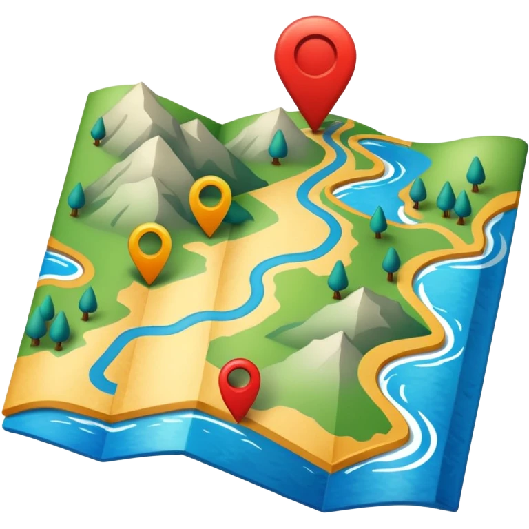 map with a marked route emoji