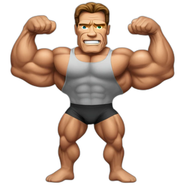 schwarzenegger bodybuilder emoji