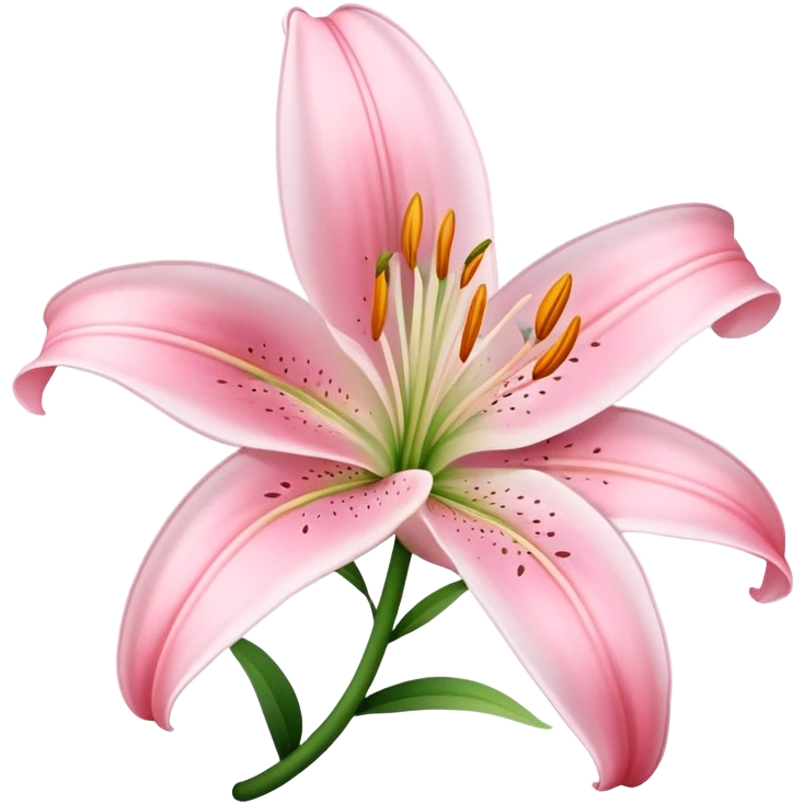 light pink lilium emoji