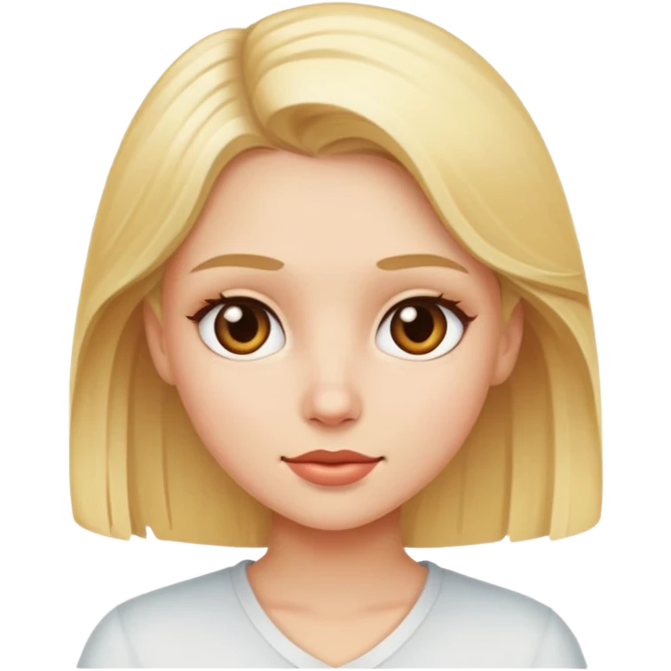 Blonde girl emoji