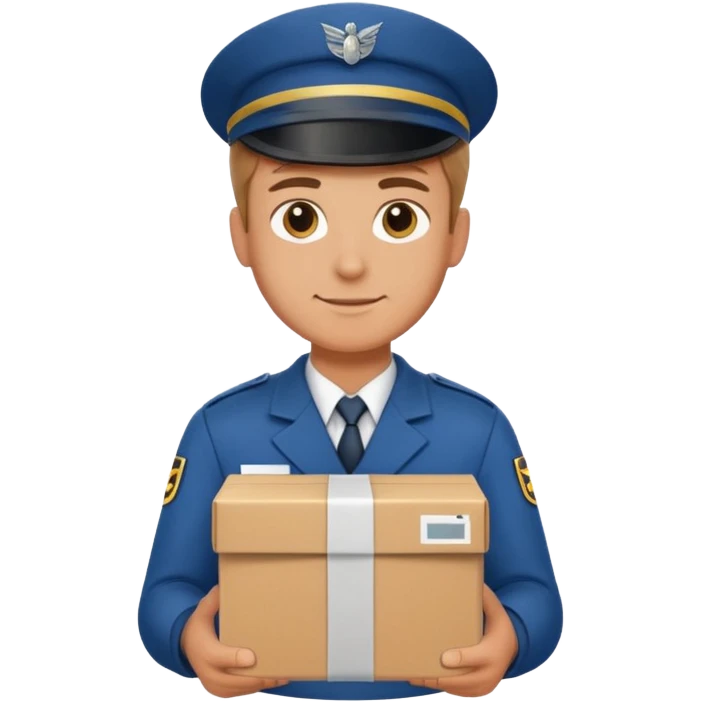 german delivery guy emoji