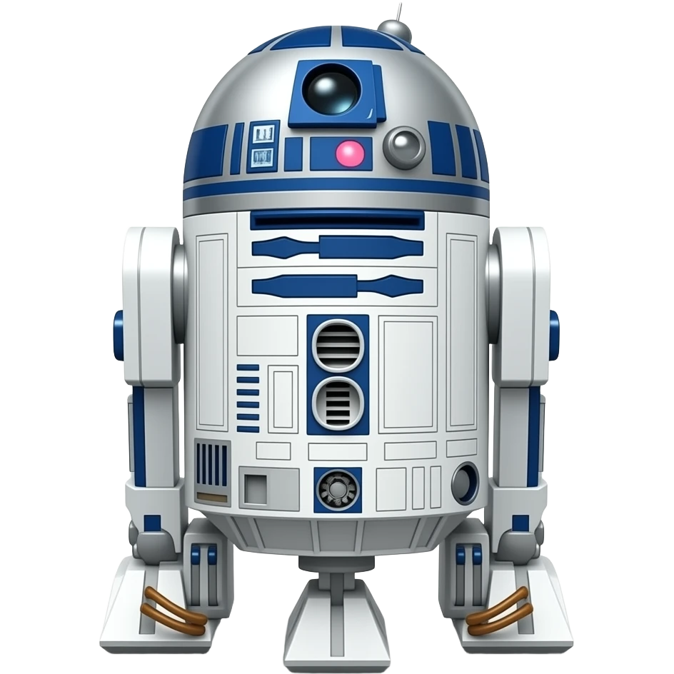 robotic agent like R2D2 emoji