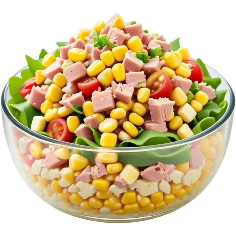 Tuna corn salad emoji