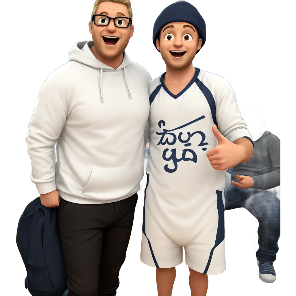 boys having fun indoors emoji