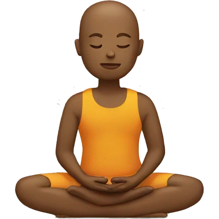 meditation emoji