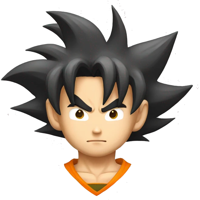 Goku POWERED UP emoji