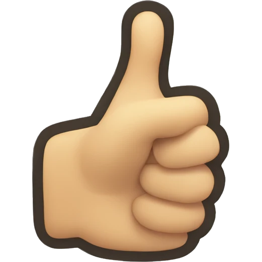 pointing hand up emoji
