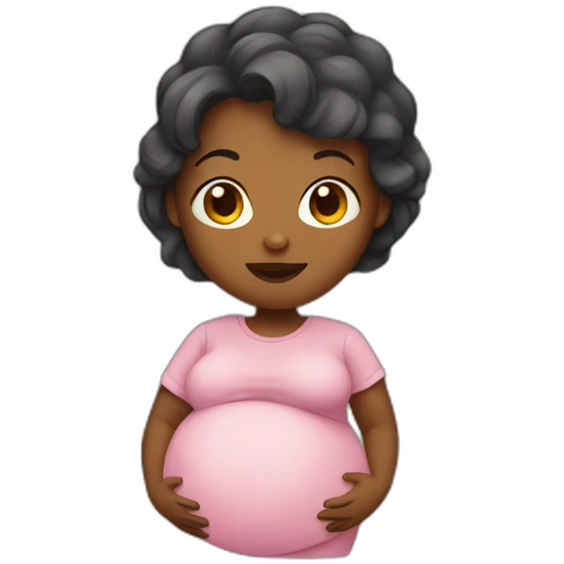 pregnant woman emoji