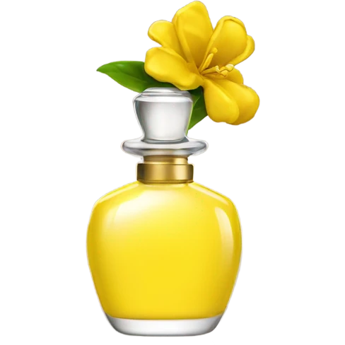 Yellow Perfum emoji