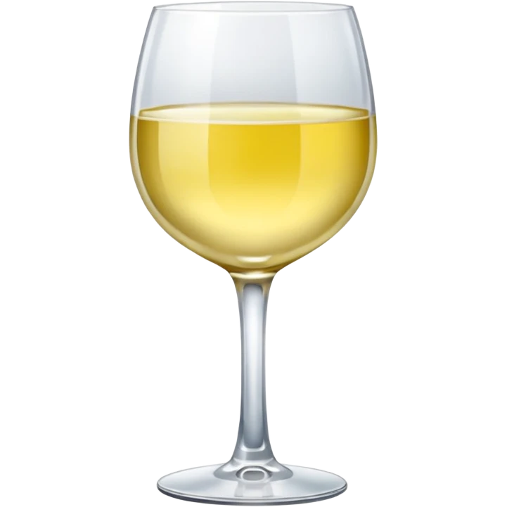 glass of white wine  emoji