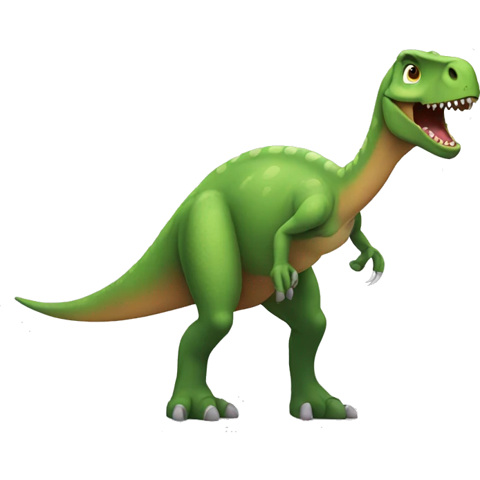 Dinosaur with long arms  emoji