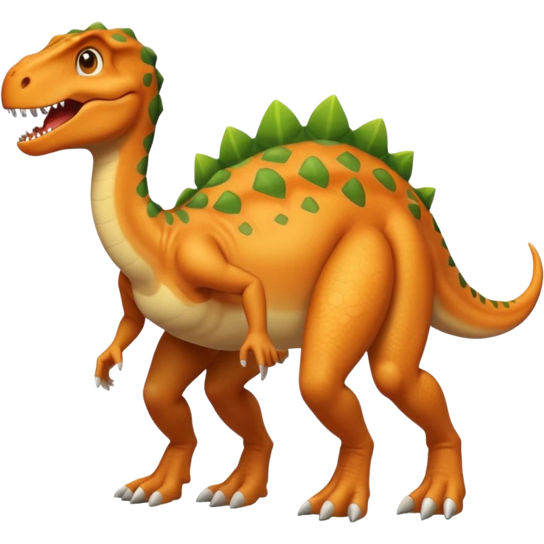 dinosauro con gambe da ragazza emoji