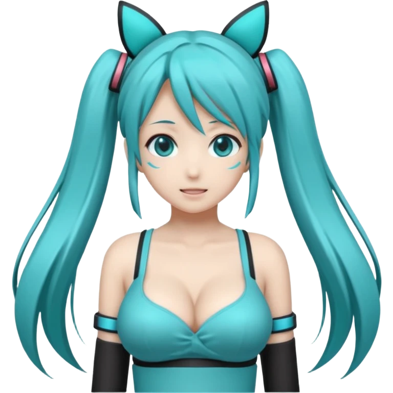Miku big boobs emoji