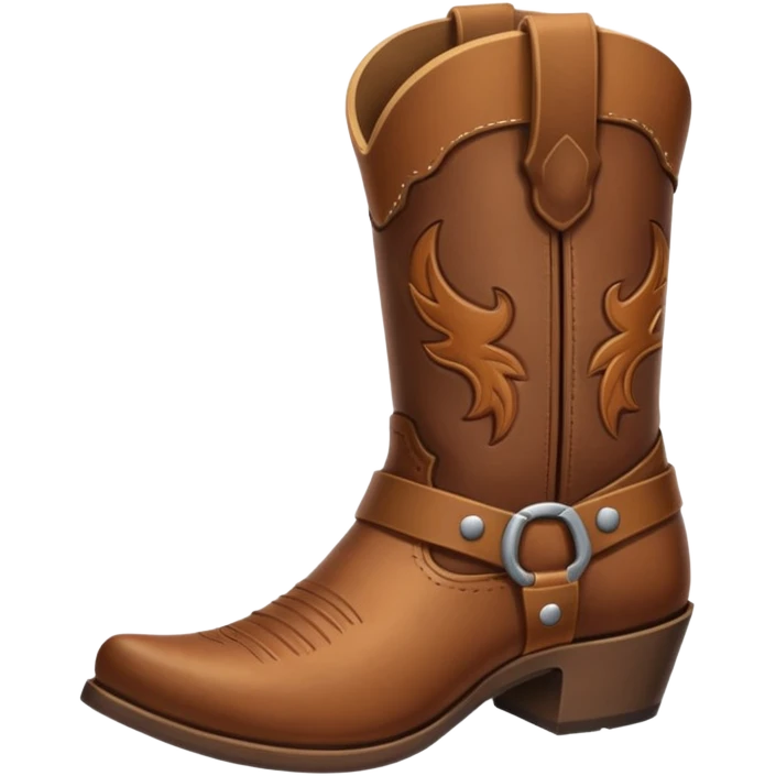 Cowboy boot emoji