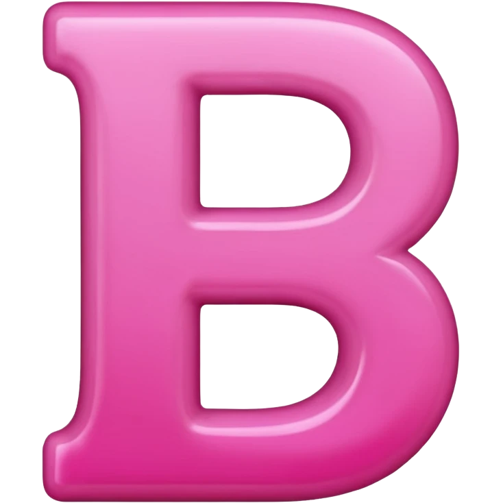 mix color pinks letter p emoji