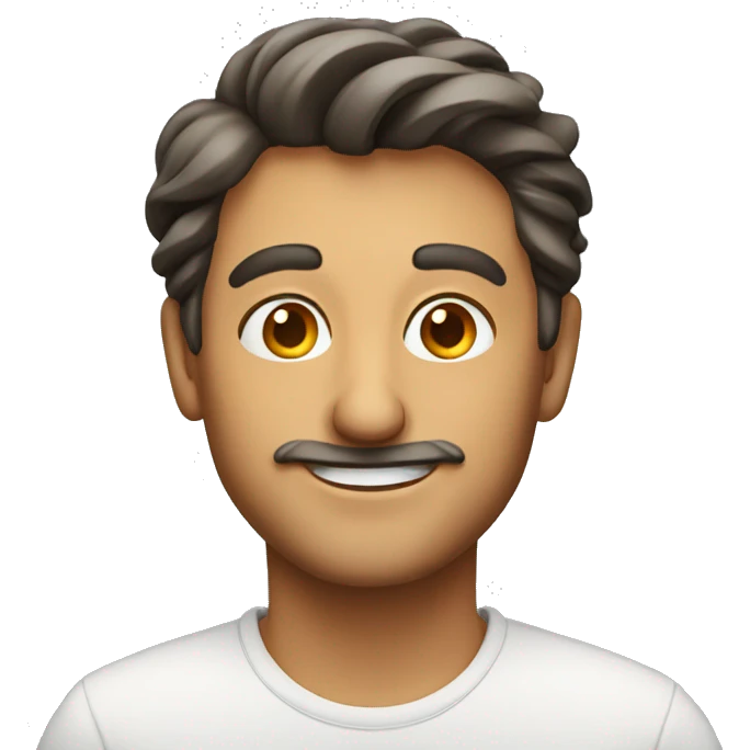 Smiling Italian man emoji