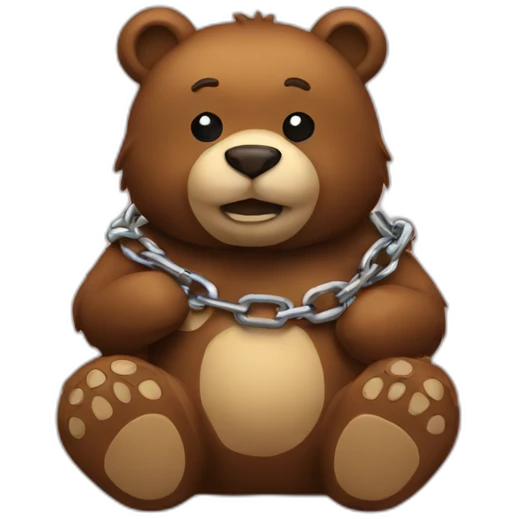 bear chain emoji