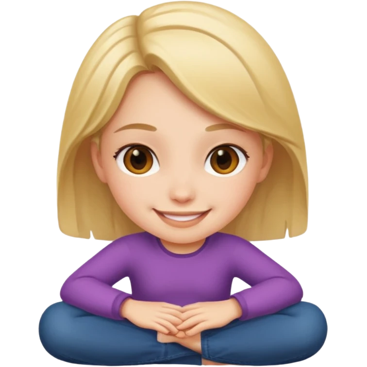 girl sitting emoji