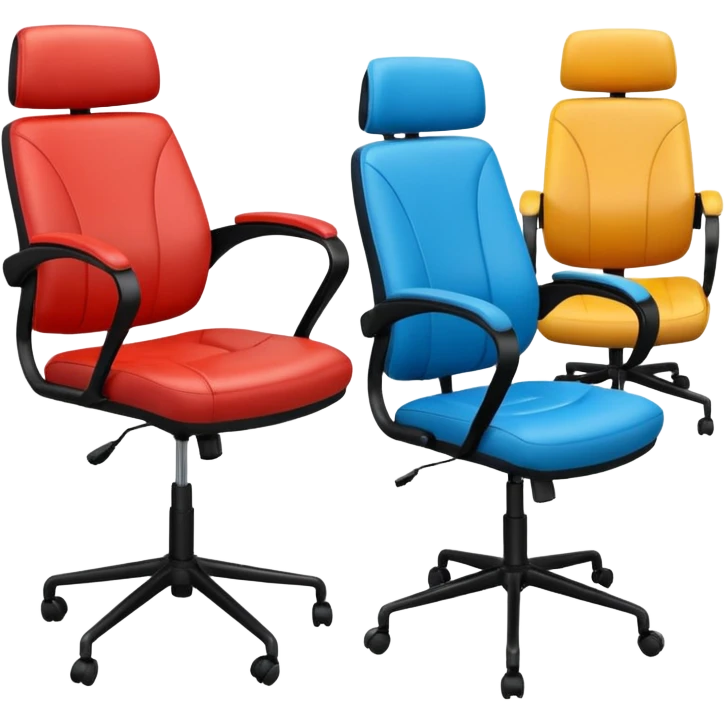 swivel office colour chairs emoji