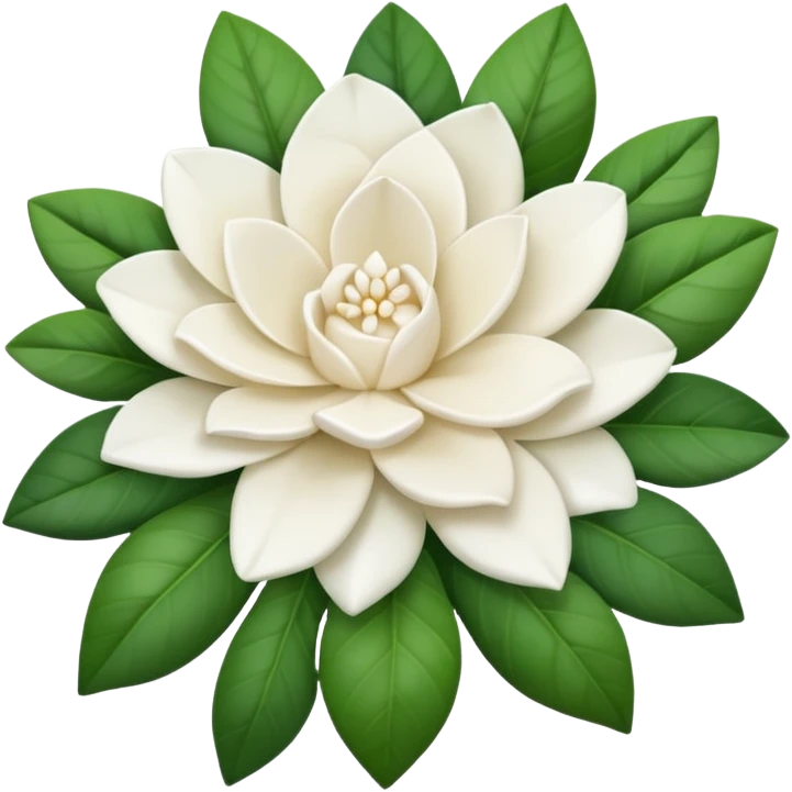 White gardenia bouquet  emoji