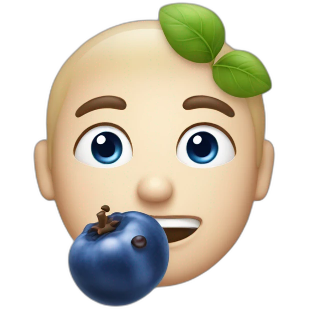 Blueberry emoji