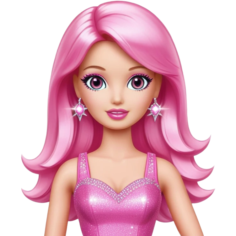 Sassy popstar barbie  emoji