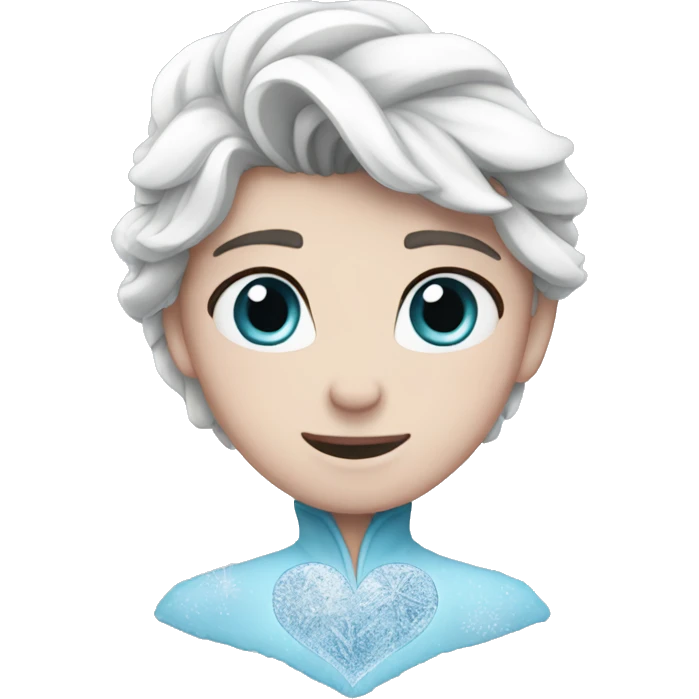 Frozen heart emoji