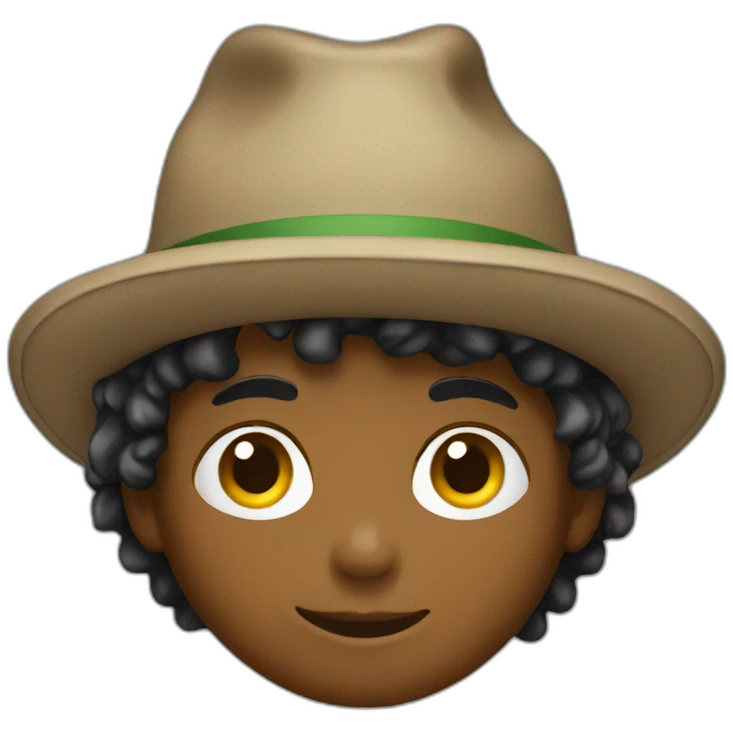 boy usin hat emoji