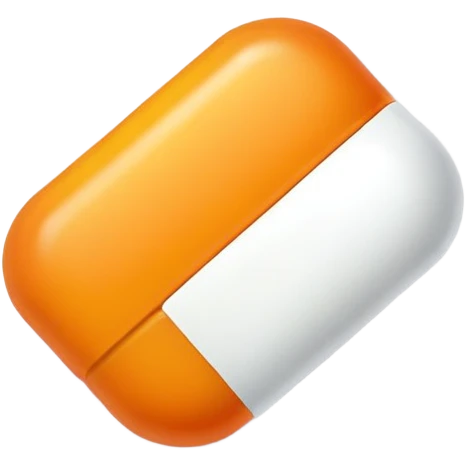 vitamin C pill or supplement emoji