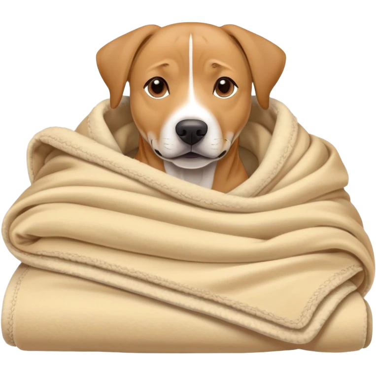 Tugging lab/amstaff dog into bed emoji