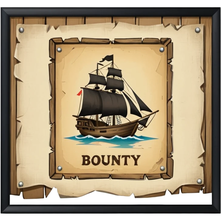 BOUNTIES bord where all BOUNTIES we see emoji