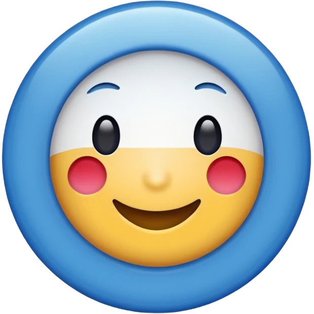 emoji de selo verificado do instagram, círculo azul, check branco no centro, estilo emoji oficial, fundo limpo, alta qualidade emoji
