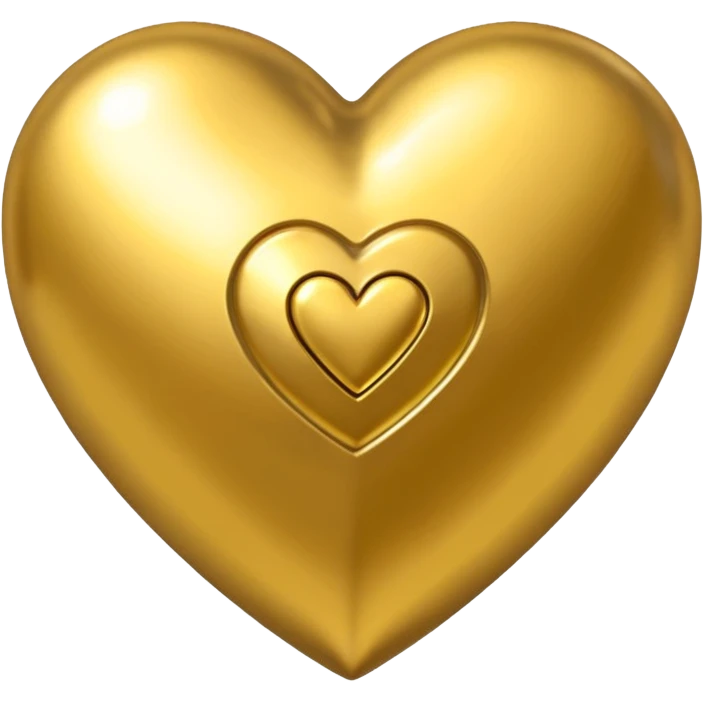 A golden heart with a money pattern around it emoji