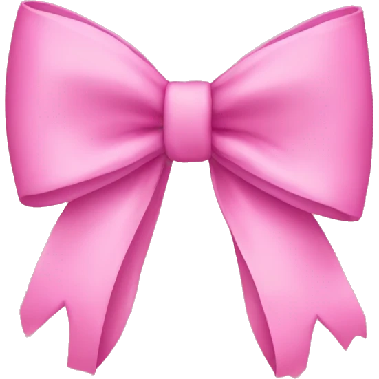 pink bow emoji