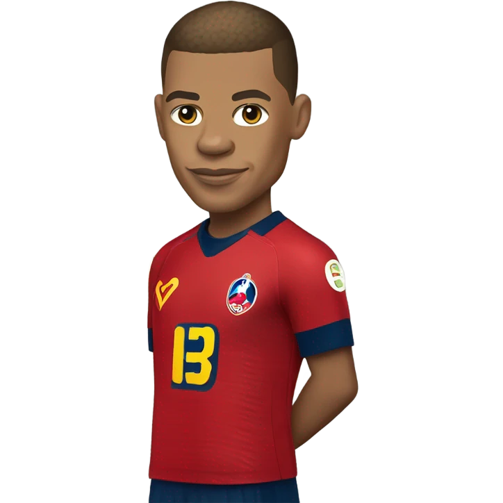 Kylian mbappe in a Morelia jersey emoji