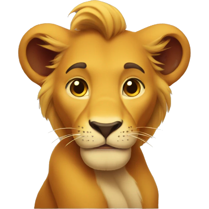 Simba  emoji