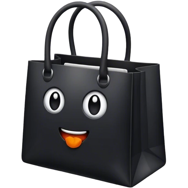black goodiebag emoji