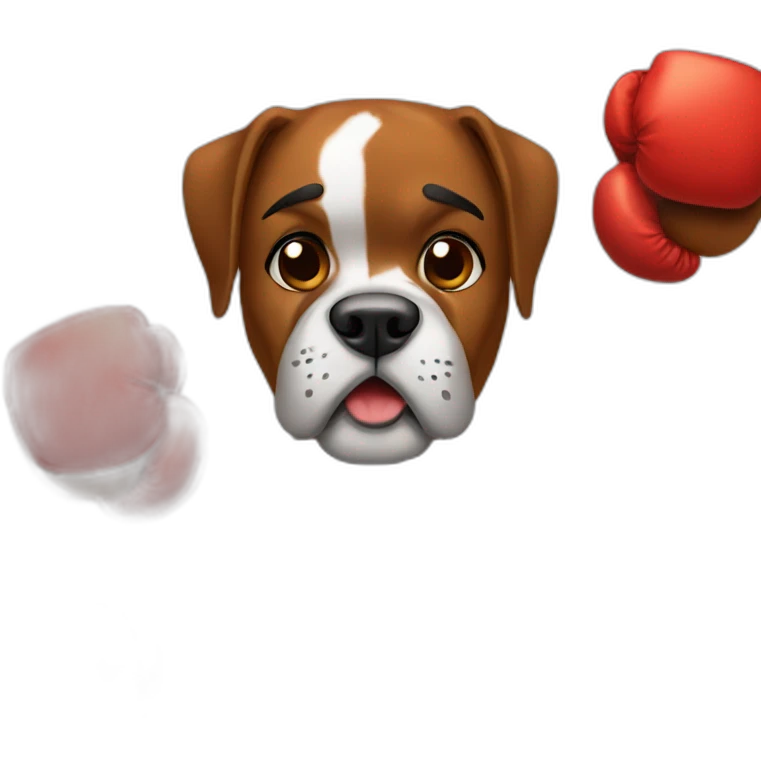 Boxer emoji