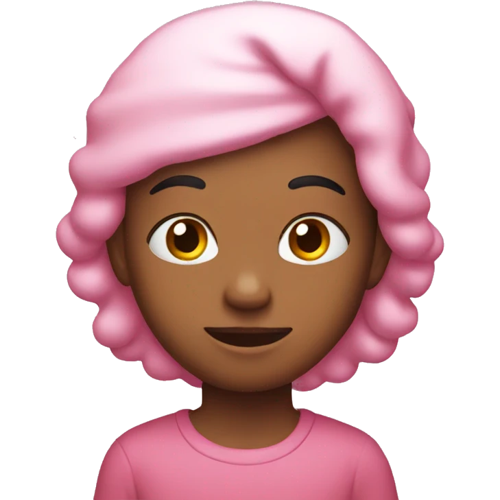 Christmas pink emoji