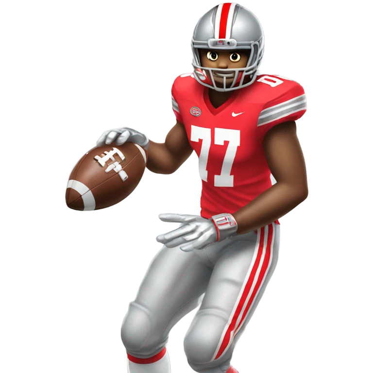 Ohio state football emoji
