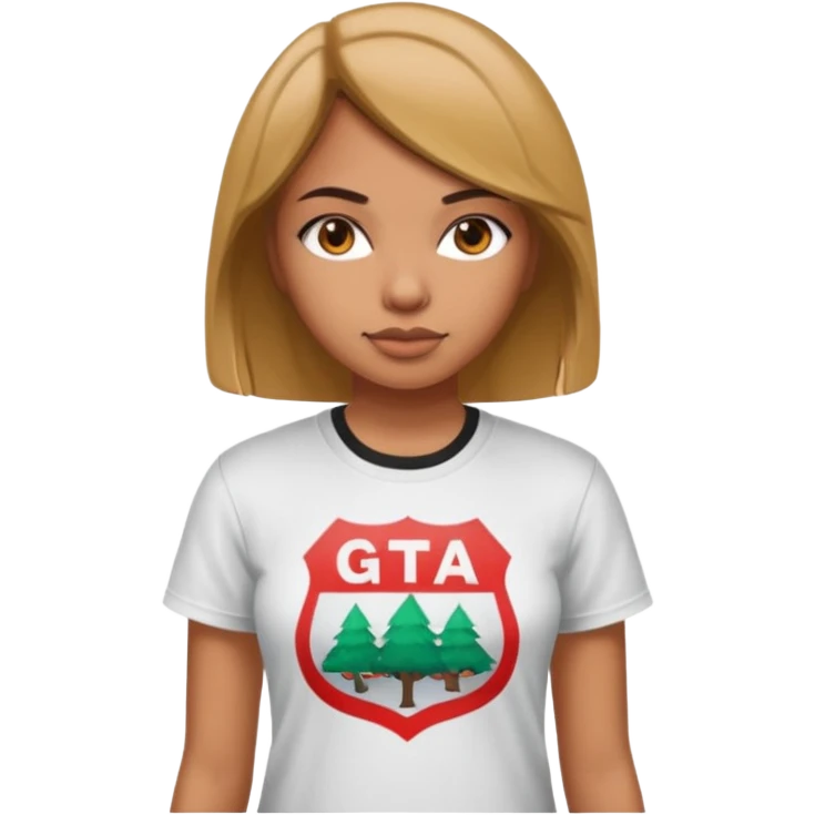 GTA GIRL 3d emoji